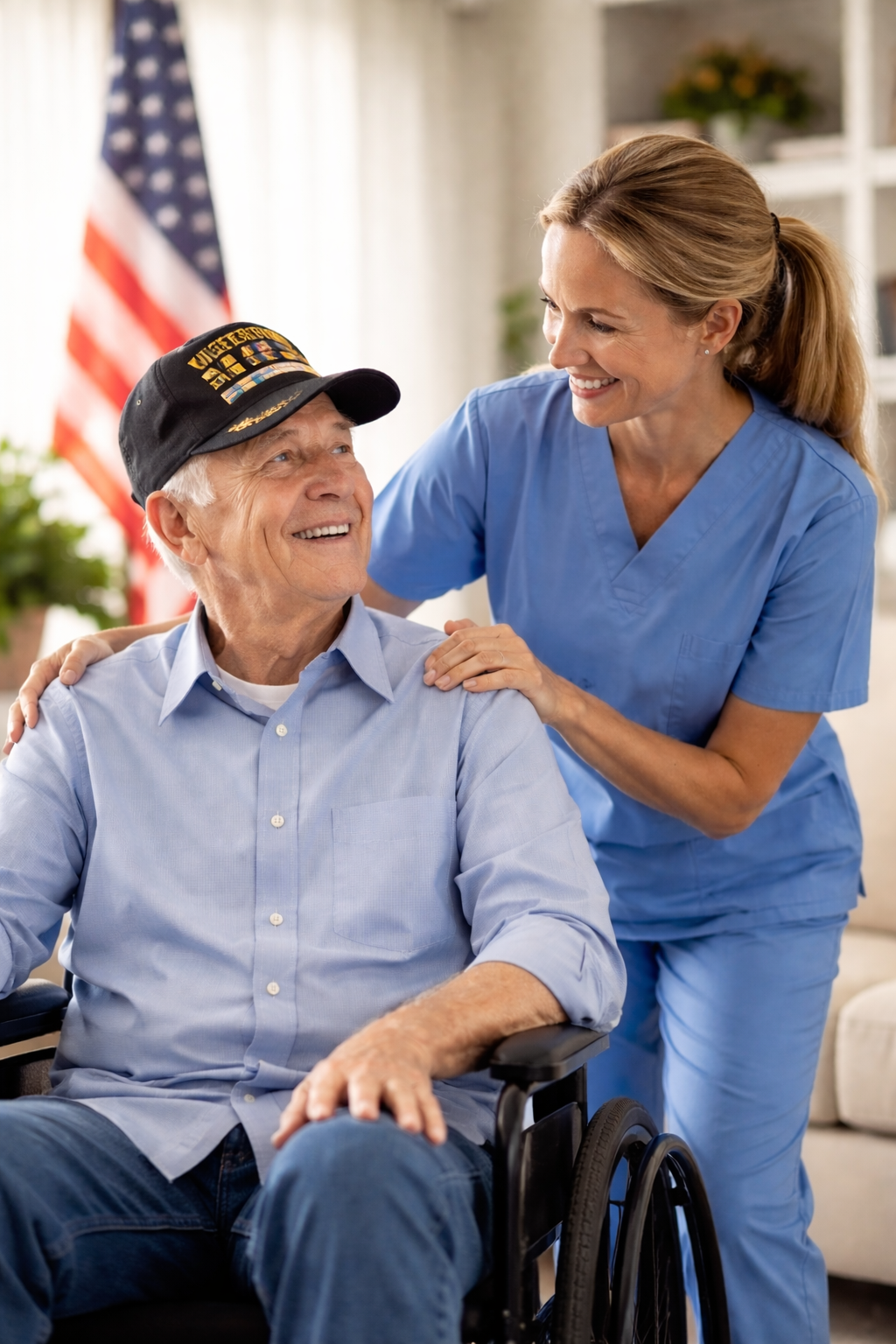 veterans-care Veteran receiving veterans care in Alachua County